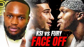 Viddal Riley Reacts KSI vs Tommy Fury Face Off!!