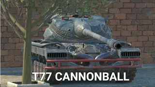 РЕЗУЛЬТАТИВНЫЙ БАРАБАНЩИК НА МАСТЕРА - T77 CANNONBALL | TANKS BLITZ СТРИМ