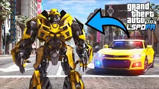 Bumblebee Undercover Police Officer in GTA 5!!