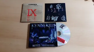 Unboxing Ice Nine Kills "The Silver Scream: 2 Welcome to Horrorwood" Hand-Signed CD German