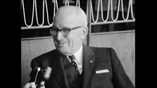 Harry Truman & Lady Bird Johnson in Shannon, Ireland 1964