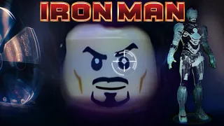 TONY STARK tries New IRON MAN Costume from the MARVEL AVENGERS movie | Lego Stop Motion Animation
