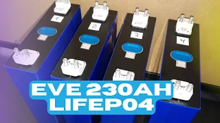 Lifepo4 (LFP) testing of EVE 230Ah Grade A batteries. LF230