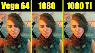 Rage 2 GTX 1080 TI Vs AMD RX Vega 64 Vs GTX 1080 Frame Rate Comparison