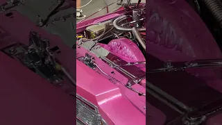 This Pink Low Rider reminds me of pinky 😂 #trendingshorts #cars #lowriderculture #drift #carshow