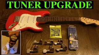 Squier Mini Stratocaster Tuner Upgrade