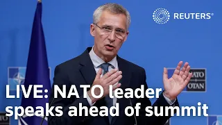 LIVE: NATO leader Jens Stoltenberg speaks ahead of next week's summit