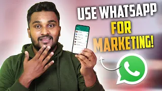 How To Use WhatsApp for marketing (Simple Trick) Tamil!