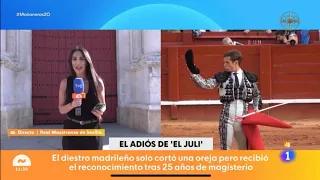 Despedida El Juli , leyenda del toreo