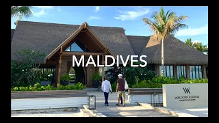 [VLOG] $2800 per night Waldorf Astoria beach villa is it worth it? - 8 days in Maldive  part 1.