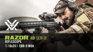 VORTEX RAZOR® HD GEN III 1-10X24 FFP EBR-9C MOA RETICLE EXPLAINED