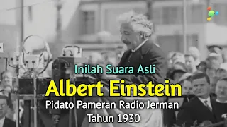 IPA FISIKA : Video Suara Asli Albert Einstein, Pembukaan Pameran Radio, Jerman 1930