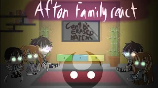 《stupidly old video》Afton Family Reacts to Can't Be Erased| GLRV |《omg I hate this so muchhhhh》