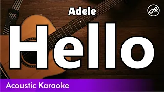 Adele - Hello (karaoke acoustic)