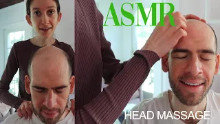 World’s Greatest Head Massage ASMR | Head massage and energy healing on a new friend | #ShellzySleep