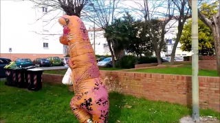 T-Rex Takes Out The Trash