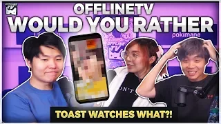 TOAST ADMITS WHAT'S ON HIS PHONE!!! - OFFLINETV WOULD-YOU-RATHER ft. LILYPICHU, SCARRA, & ALBERT