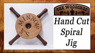 Woodturning Jig For Cutting Spirals On The Lathe