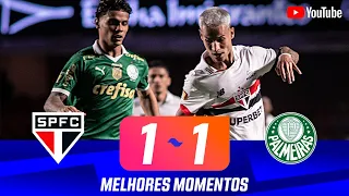 SÃO PAULO 1 X 1 PALMEIRAS | MELHORES MOMENTOS | 11ª RODADA | PAULISTÃO 2024