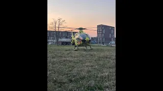Traumahelikopter landt in Pijnacker Zuid