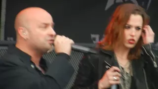 Device performing "Close My Eyes Forever" feat Lzzy Hale LIVE at Carolina Rebellion 2013