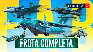 FROTA COMPLETA da Força Aérea Brasileira | EP. 845