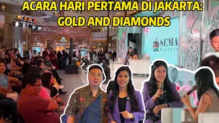 HARI PERTAMA DI INDONESIA HADIRI UNDANGAN TALK SHOW PAMERAN PERHIASAN