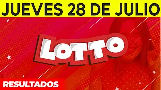 Resultados del Lotto del Jueves 28 de Julio del 2022