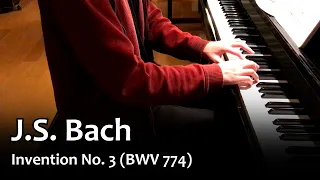 J.S. Bach - Invention No. 3 (BWV 774) [piano]