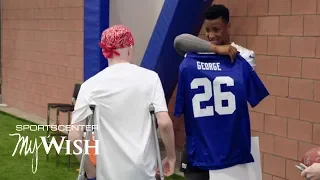 My Wish: Saquon Barkley grants 15-year old Giants fan's wish | SportsCenter