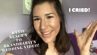 Reacting To KKANDBABYJ'S Wedding Video | Live Unedited Reaction! | DailyKatiexo