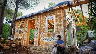 6 Months Building My Cabin Alone in the Woods / Building my dream house