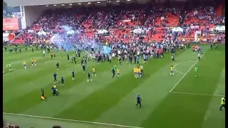 Hartlepool FC Fans Going Mental