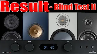 [RESULT - Blind Test II - Best Speakers]Diamond 12.2  Bronze100, Reserve R200, LS50M, Audiolab 6000A