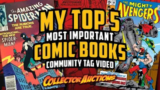 TOP 5 Comics in My Collection - Tag Video: Ep. 180