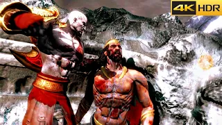 Kratos Brutally Kills Poseidon Boss - God Of War 3 Remastered | 4K HDR (60 FPS)