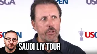 Phil Mickelson SNARLS At Saudi Golf Tour Reporter Over 9/11 Questioning
