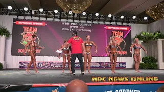 2020 IFBB Pro League Tampa Pro Masters Women's Physique Over 40 Prejudging