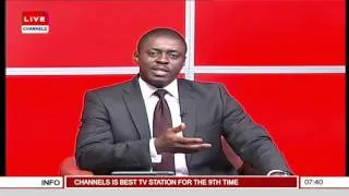 Sunrise Daily: EFCC Chairman’s Removal Is A Welcome Development - Lawyer 11/11/15 Prt. 1