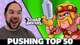 Matching vs top ranked players [pushing top 50 globally] Squad Busters