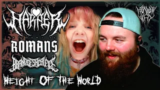 THE FUTURE QUEEN OF METAL | Harper - Weight Of The World (ft. WCAR & Brand Of Sacrifice) REACTION