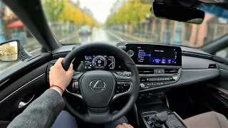 2022 Lexus ES300h Limited edition [ 2.5l hybrid 223hp ] | POV Test Drive in rainy city - part 2