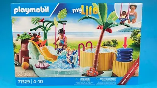 Unboxing Playmobil Neuheit MyLife Kinderbecken mit Whirpool | Promo-Pack | 71529 | Limited Edition