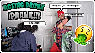 LITTLE BROTHER & SISTER "ACTING DRUNK" PRANK ON OLDER BROTHER!