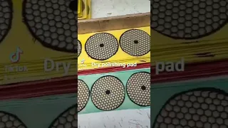 Dry polishing pads