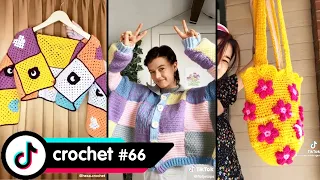 TIKTOK CROCHET AND KNITTING FASHION COMPILATION #66 - Peachtok