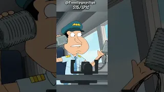 Quagmire Being a Pilot 🗿 Family| Family guy funny moments!!!