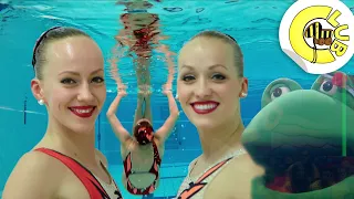 Coole Action im Wasser - Synchronschwimmen | Tigerenten Club | SWR Plus