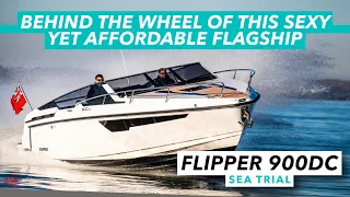 Flipper 900 DC sea trial review | Behind the wheel of a sexy yet affordable Scandi flagship | MBY