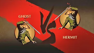 Ghost Hermit VS Hermit🔥| Who will win?✨ #shadowfight2